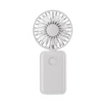F458 Con cuerda para el cuello Verano 3 velocidades Mini ventilador de mano plegable ajustable, F458 (White)