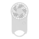 F12 3 velocidad del viento ventilador de refrigeración de verano al aire libre hebilla colgante Mini ventilador de mano, F12 (White)