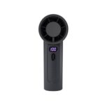 FC1 100 niveles de velocidad del viento enfriador de verano ventilador de escritorio turbina ventilador de mano, FC1 (Black)