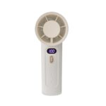 FC1 100 niveles de velocidad del viento enfriador de verano ventilador de escritorio turbina ventilador de mano, FC1 (White)