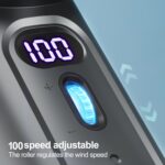 FC1 100 niveles de velocidad del viento enfriador de verano ventilador de escritorio turbina ventilador de mano, FC1 (White) - Imagen 3