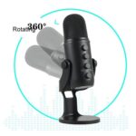 Micrófono de escritorio de condensador con reducción de ruido USB SM-20 para videoconferencia - Imagen 3