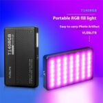 Luz de relleno portátil a todo color T140RGB para grabación de video y fotografía en vivo - Imagen 3