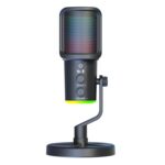 Micrófono de escritorio SU9 RGB Light USB-C/Tipo-C con reducción de ruido y red antisalpicaduras - Imagen 2