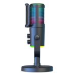 Micrófono de escritorio SU9 RGB Light USB-C/Tipo-C con reducción de ruido y red antisalpicaduras - Imagen 3