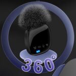 Sistema de micrófono de solapa inalámbrico 4 en 1 con reducción de ruido y transmisión UHF para iPhone y Android - Imagen 4