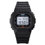 Skmei 1608 Reloj electrónico multifunción para estudiantes Reloj deportivo de silicona con sincronización a prueba de agua