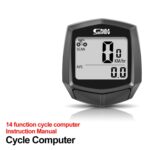SUNDING SD-581A BICICLETA CABITABLE COMPORTADOR PEQUETÓMETRO ADOMOXTER CICLO BICICLETE BICICLETE A prueba de agua Temperatura medible Cronómetro - Imagen 3