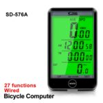SUNDING SD-576A Bicicleta impermeable Ciclismo Odómetro Cronómetro LED Velocímetro digital Reloj - Imagen 2