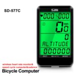 SUNDING SD-577C, ordenador de ciclismo, retroiluminación LCD, cronómetro inalámbrico impermeable, odómetro para bicicleta MTB, cronómetro, velocímetro para bicicleta - Imagen 2