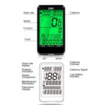 SUNDING SD-577C, ordenador de ciclismo, retroiluminación LCD, cronómetro inalámbrico impermeable, odómetro para bicicleta MTB, cronómetro, velocímetro para bicicleta - Imagen 4