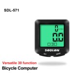 SUNDING SDL-571 LCD Pantalla digital Bicicleta Computadora con cable Ciclo impermeable Odómetro Bicicleta Velocímetro Cronómetro Accesorios para montar Herramientas - Imagen 4