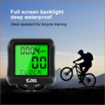 SUNDING SD-570 Velocímetro de bicicleta Ordenador de ciclismo Pantalla digital LCD Odómetro a prueba de agua Velocímetro Cronómetro - Imagen 2