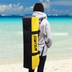 ZONYSUN Bolsa impermeable para hombro al aire libre Bolsa de aletas largas para buceo Bolsa impermeable con separación en seco y húmedo, 100x20x24cm