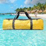 ZONYSUN Bolsa impermeable para hombro al aire libre Bolsa de aletas largas para buceo Bolsa impermeable con separación en seco y húmedo, 100x20x24cm - Imagen 3