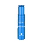 FMFXTR Manillar de bicicleta de montaña Aumento de altura de aleación de aluminio, 11.4cm Blue