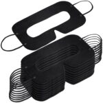 100 PCS Negro Higiene protectora Máscara de ojos VR Almohadillas de máscara de ojos desechables sanitarias para vidrio 3D VR