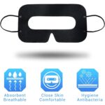 100 PCS Negro Higiene protectora Máscara de ojos VR Almohadillas de máscara de ojos desechables sanitarias para vidrio 3D VR - Imagen 3
