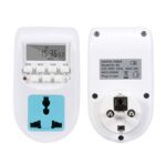 AL-06 Enchufe de interruptor temporizador digital 220-240V, enchufe de la UE
