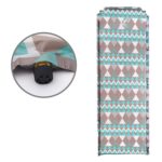 Almohadilla inflable automática con doble orificio de ventilación, almohadilla para tienda de campaña al aire libre, almohadilla para dormir cosida a prueba de humedad para el almuerzo, 182x60cm Gray Blue - Imagen 2