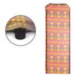 Almohadilla inflable automática con doble orificio de ventilación, almohadilla para tienda de campaña al aire libre, almohadilla para dormir cosida a prueba de humedad para el almuerzo, 182x60cm Red Yellow - Imagen 2