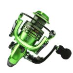 Carrete de pesca de cabeza de metal con brazo oscilante de metal completo, YUMOSHI XF2000