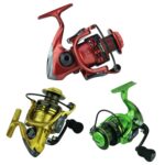Carrete de pesca de cabeza de metal con brazo oscilante de metal completo, YUMOSHI XF7000 - Imagen 2