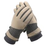 1 par de guantes anticaída para deportes de ciclismo engrosados, cálidos y resistentes al viento, WZ-207 para exteriores, WZ-207 (Coffee Gray)