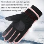 1 par de guantes anticaída para deportes de ciclismo engrosados, cálidos y resistentes al viento, WZ-207 para exteriores, WZ-207 (Coffee Gray) - Imagen 3