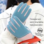 1 par de guantes anticaída para deportes de ciclismo engrosados, cálidos y resistentes al viento, WZ-207 para exteriores, WZ-207 (Coffee Gray) - Imagen 4