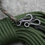 10 PCS SF Versión Simple Mini Resorte Colgante Hebilla Llavero Hebilla, Adecuado para cuerda de paraguas de 5 mm - Imagen 3