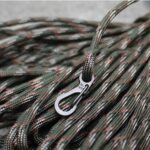 10 PCS SF Versión Simple Mini Resorte Colgante Hebilla Llavero Hebilla, Adecuado para cuerda de paraguas de 5 mm - Imagen 4