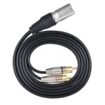 Cable de audio estéreo con conector macho XLR macho a 2 RCA, longitud:, 10m - Imagen 4