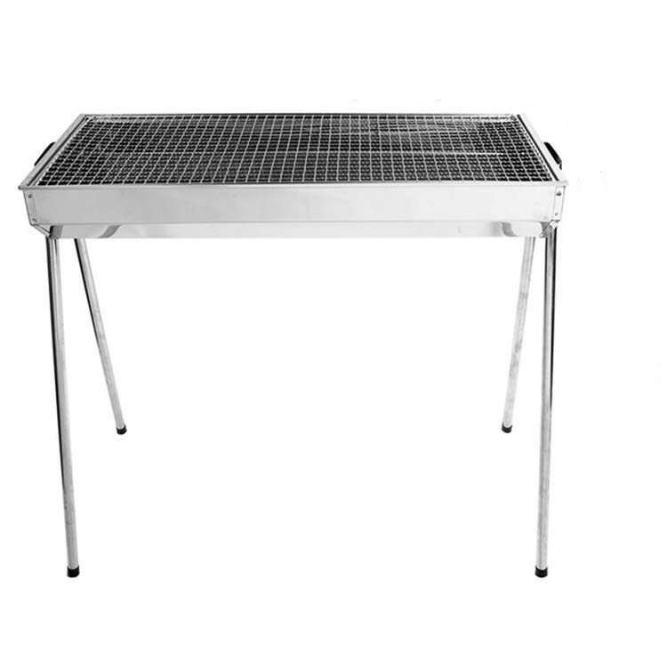 TBD0426752902.jpg Parrilla de barbacoa HZ-003, estufa portátil de acero inoxidable para exteriores, parrilla de carbón para el hogar, L - Imagen 1