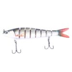 Luya Knotty Fish - Cebo duro biónico de plástico para pesca en mar, JM034-1