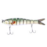 Luya Knotty Fish - Cebo duro biónico de plástico para pesca en mar, JM034-3