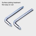 Destornillador de 100 Uds., llave Hexagonal, herramientas de reparación de Scooter, broca cruzada, 5mm 45 Steel - Imagen 3