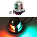 Luz de señal marina bicolor de acero inoxidable impermeable de 4W 12V IP65 Luces LED rojas y verdes - Imagen 2