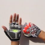 Guantes antideslizantes que absorben los golpes para ciclismo, guantes de medio dedo para entrenamiento de levantamiento de pesas y Fitness, XL