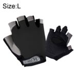 Guantes de Fitness para hombre y mujer, manoplas finas transpirables antideslizantes de medio dedo para gimnasio, levantamiento de pesas, ciclismo, entrenamiento de Yoga, verano, L