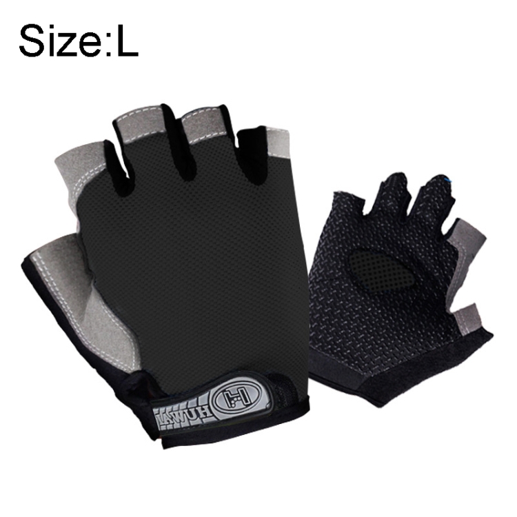 TBD048238503A.jpg Guantes de Fitness para hombre y mujer, manoplas finas transpirables antideslizantes de medio dedo para gimnasio, levantamiento de pesas, ciclismo, entrenamiento de Yoga, verano, L - Imagen 1