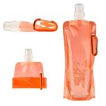 Bolsa de agua de silicona plegable ultraligera portátil de 0,5 l, suministros para deportes al aire libre, senderismo, Camping, Frasco blando, bolsa impermeable - Imagen 2