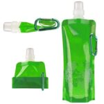 Bolsa de agua de silicona plegable ultraligera portátil de 0,5 l, suministros para deportes al aire libre, senderismo, Camping, Frasco blando, bolsa impermeable - Imagen 3