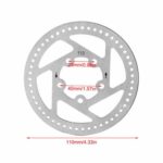 2 PCS para Xiaomi Mijia M365 Scooter eléctrico Pastillas de freno de disco de rueda delantera y trasera - Imagen 3