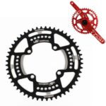 Discos de dientes positivos y negativos de caracol para bicicleta de montaña, disco único de dientes grandes, 104mm Bcd, 50T
