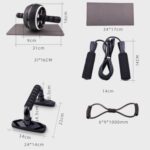 Juego de ruedas abdominales 6 en 1 Equipo de ejercicios para el hogar Especificaciones:, 6 In 1 - Imagen 3