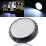 12V 46 LED Luz de techo Camper Van Caravan Motor Home Barco Luz blanca con interruptor de encendido / apagado