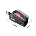 WILD MAN ES3 Bolsa de bicicleta de carcasa dura, bolsa de haz delantero, bicicleta de montaña, teléfono móvil, pantalla táctil, bolsa de tubo superior, equipo de equitación, ES3 (Black) - Imagen 3