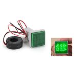 AD16-22FVA Indicador de señal cuadrado Tipo Mini pantalla digital Medidor de voltaje y corriente CA
