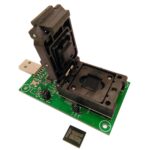 EMCP221 Flip Shrapnel to USB Test Socket Quemar Socket